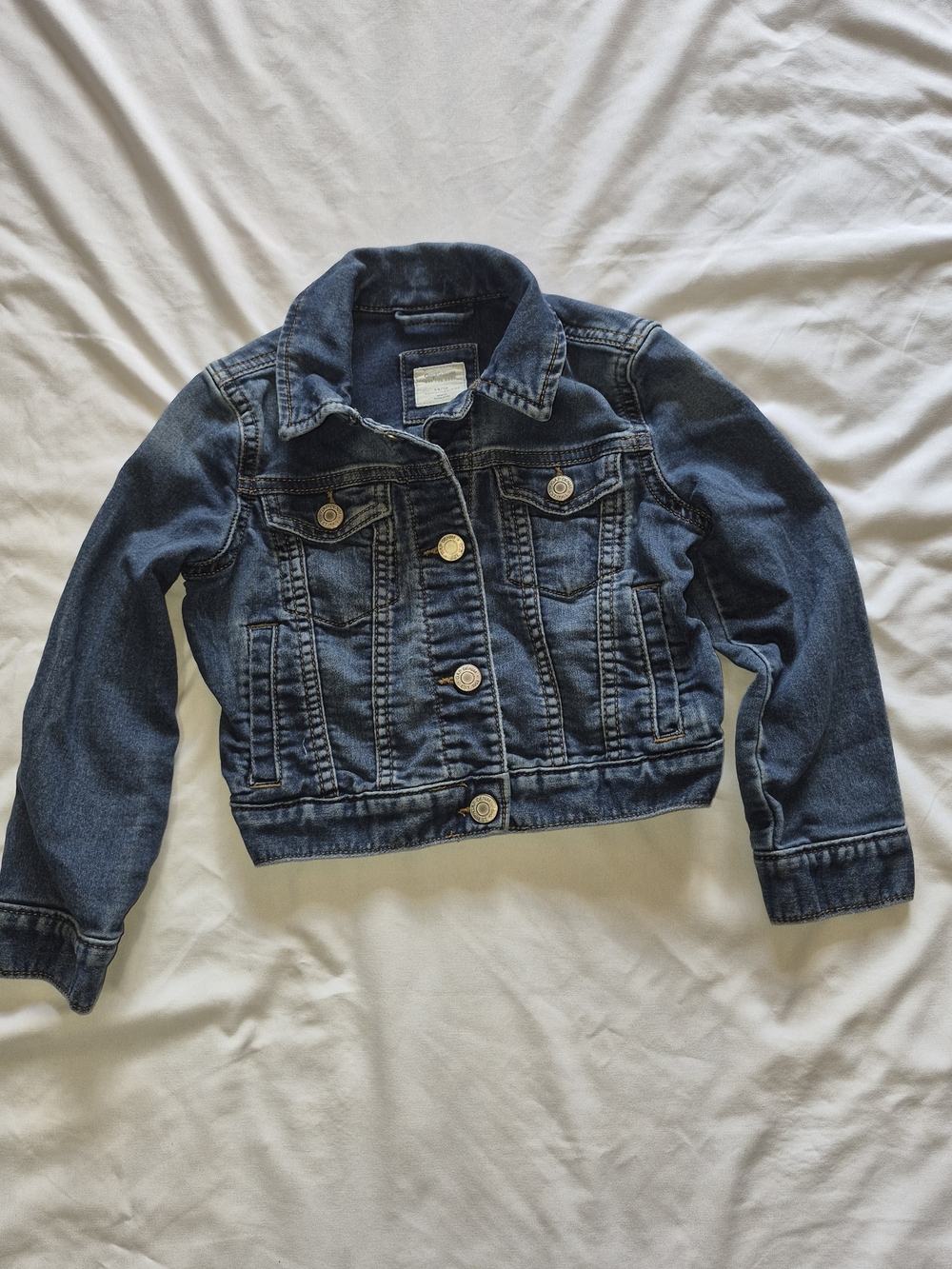 GAP Girls Blue Classic Denim Jacket Size 4/5